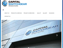 Tablet Screenshot of capitalswitchgear.com